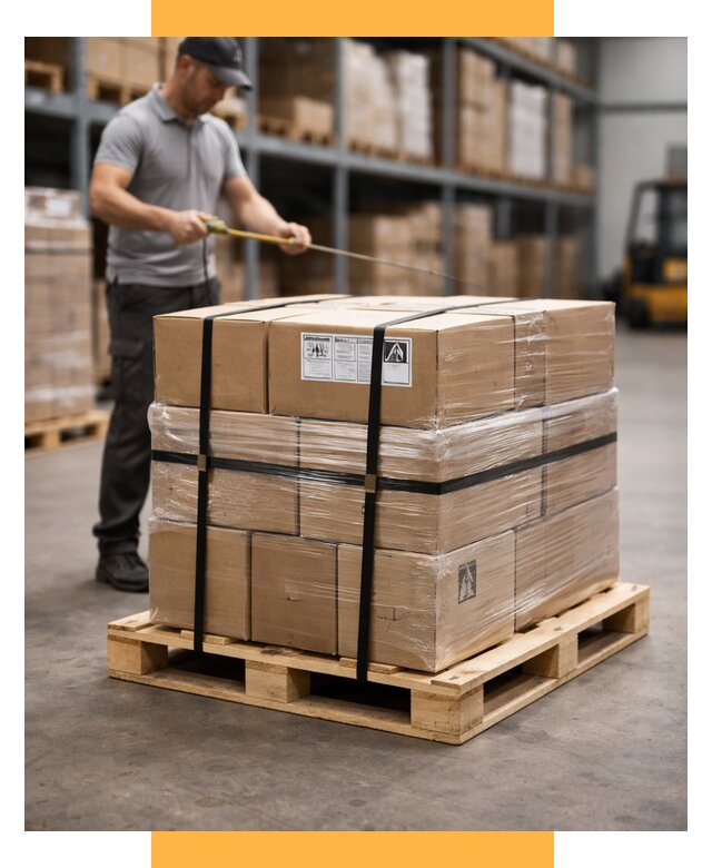 Упаковка и паллетирование грузов от 3553 р. | СетСервис-Кно