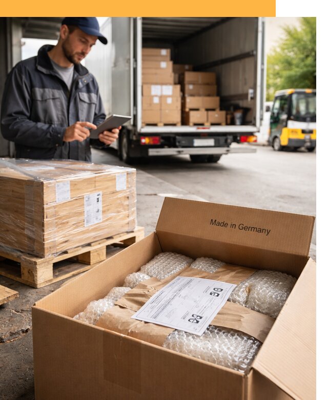 Доставка грузов из Германии от 45675 руб с таможенным оформлением