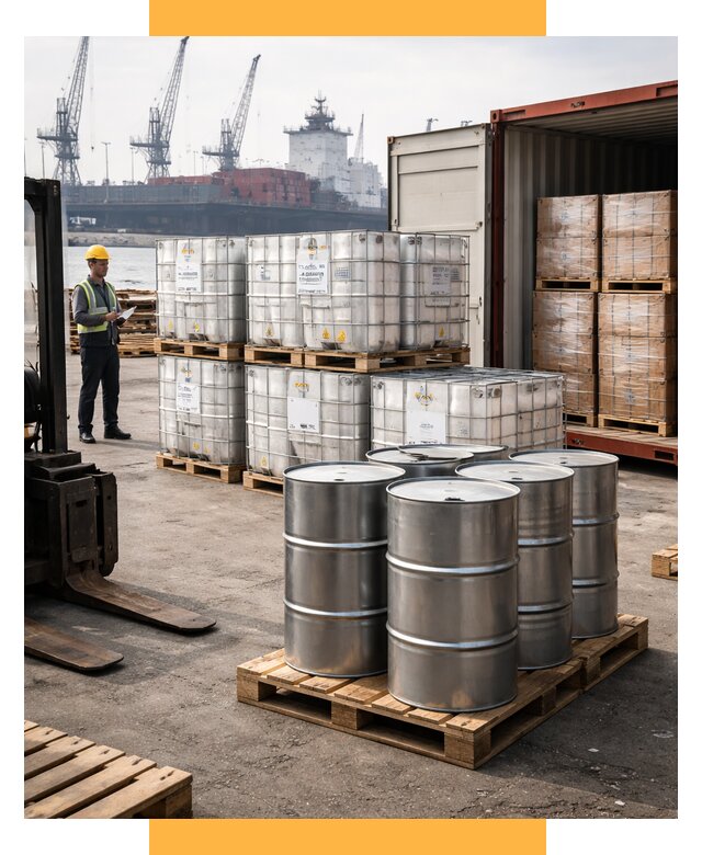 Доставка химического сырья из Индии от 253750 р. | СетСервис-Кно