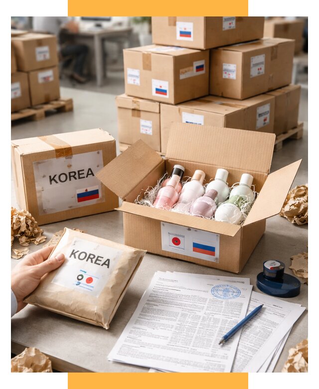 Доставка косметики из Кореи от 8628 р. под ключ | СетСервис-Кно