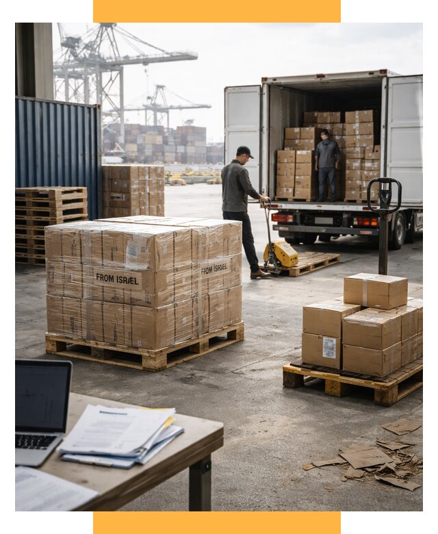 Доставка грузов из Израиля от 15225 р., логистика от СетСервис-Кно