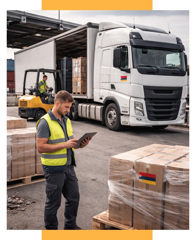 Автоперевозки из Армении от 96425 р. — услуги СетСервис-Кно