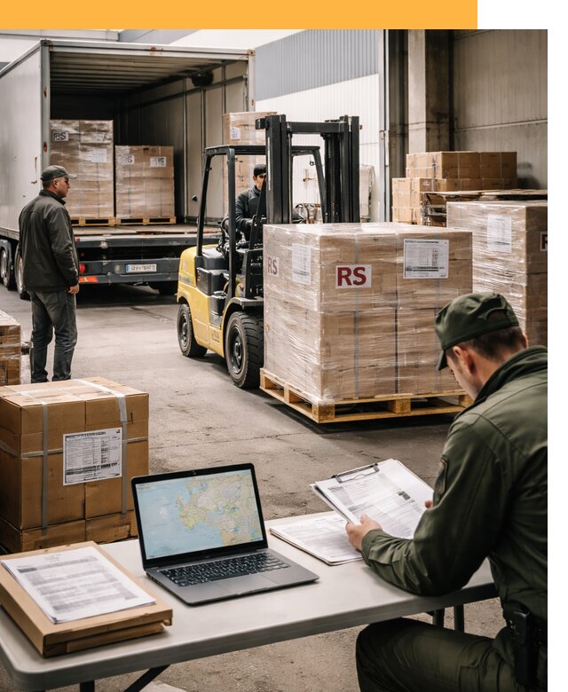 Доставка грузов в Сербию от 45675 руб, международные перевозки