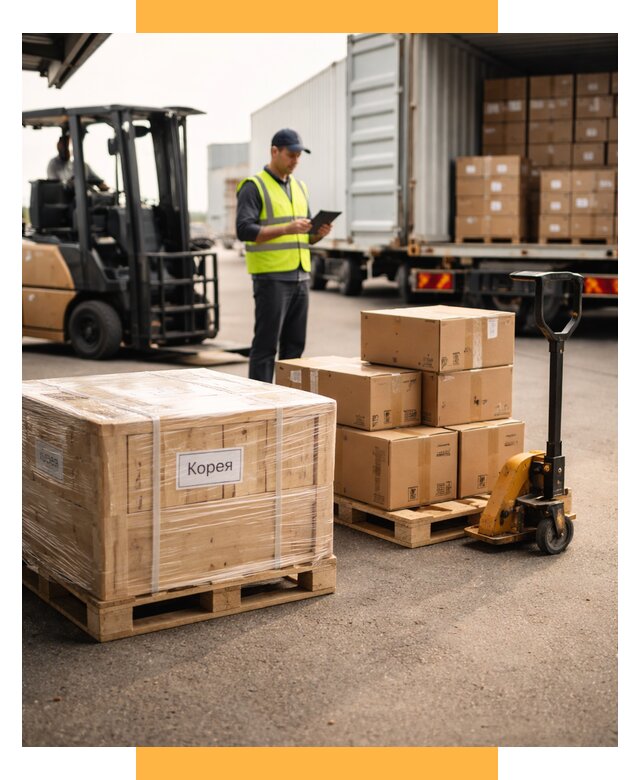 Доставка грузов в Корею из России от 35525 р. | СетСервис-Кно