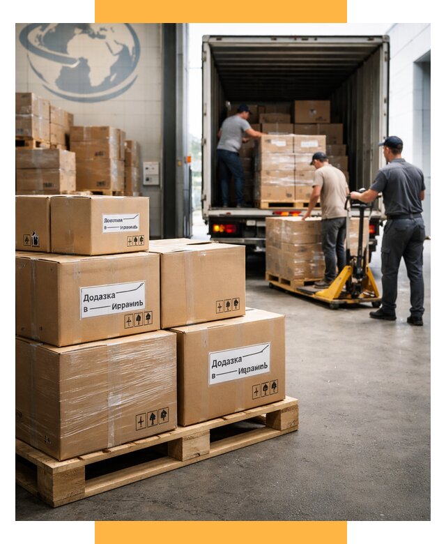 Доставка грузов в Израиль и экспорт от 45675 р. СетСервис-Кно