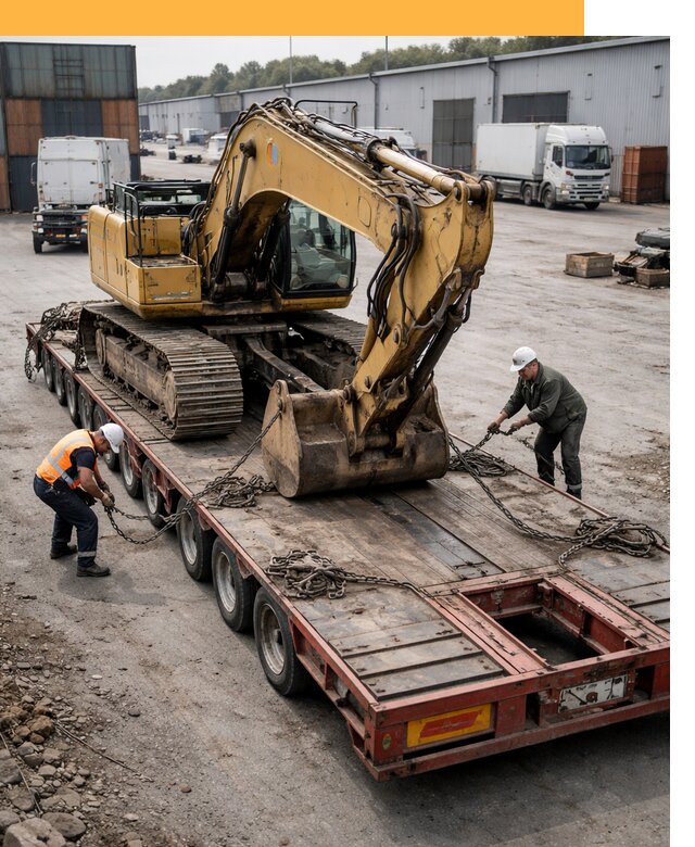 Перевозка спецтехники по России и миру от 45675 руб