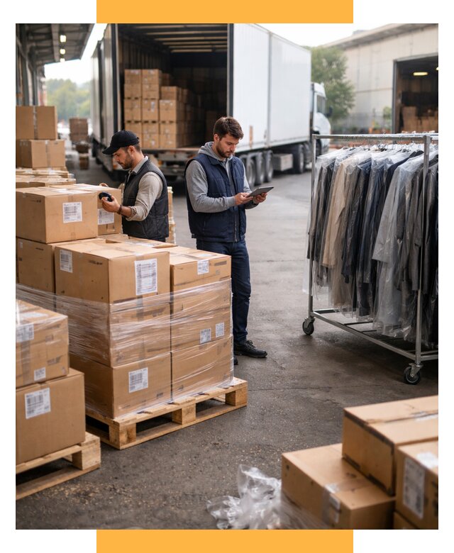 Перевозка и доставка одежды из Китая от 7613 р., СетСервис-Кно