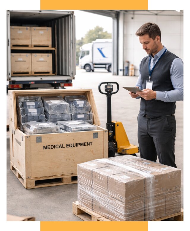 Перевозка медицинского оборудования от 15225 р. в СетСервис-Кно