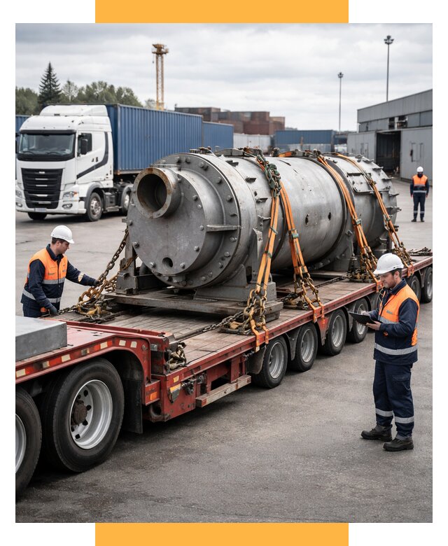 Перевозка тяжеловесных грузов под ключ от 152250 р. | СетСервис-Кно