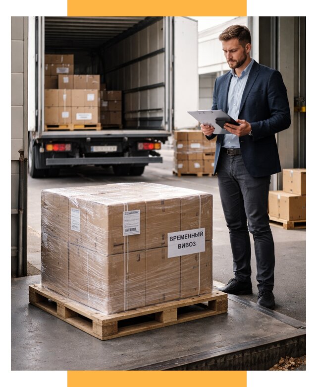 Временный вывоз товаров под ключ от 8120 р. | СетСервис-Кно