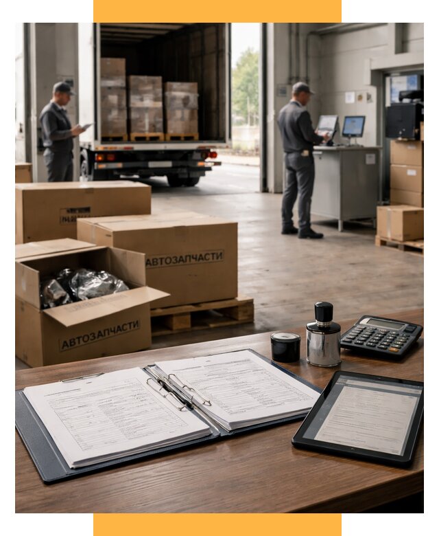Таможенное оформление автозапчастей под ключ от 8628 р., СетСервис-Кно