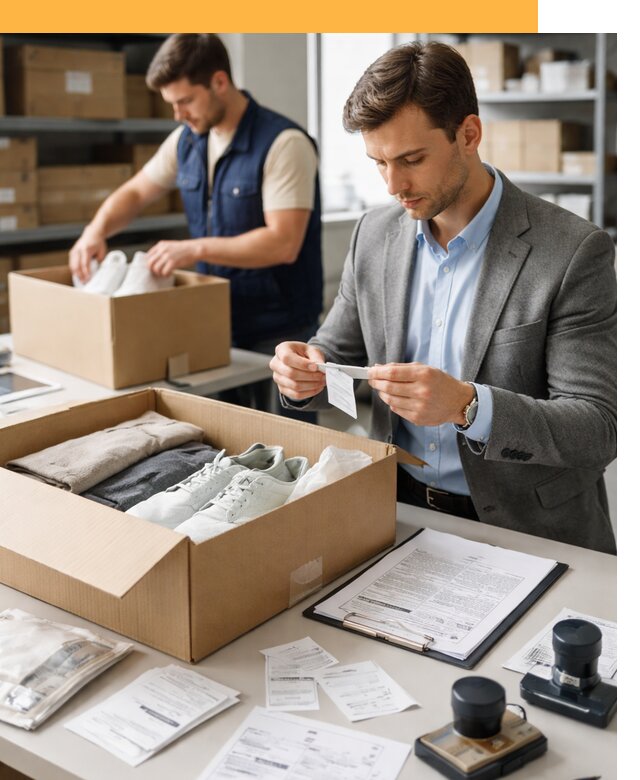 Таможенное оформление одежды и обуви по выгодной цене от 6598 руб