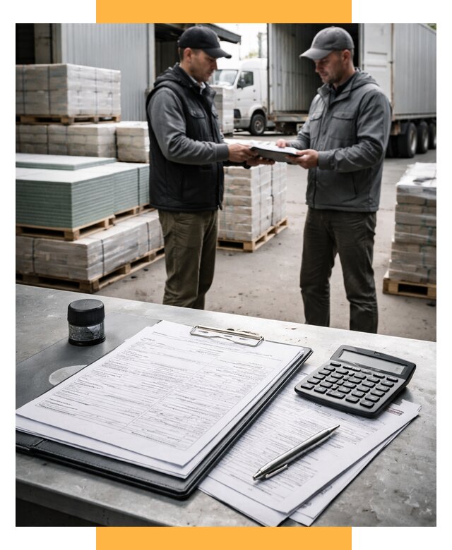 Таможенное оформление стройматериалов от 8628 р. | СетСервис-Кно